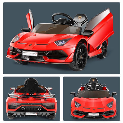 Electric Lamborghini Ride On Car for Kids with Remote Control and MP3 Player - Perfect Gift for Children (12V, 7AH)