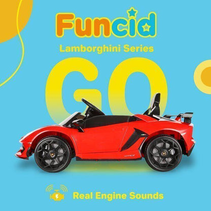 Electric Lamborghini Ride-On Car for Kids with Remote Control and MP3 Player - Perfect Gift for Children ??
