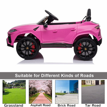 Electric Lamborghini Urus 12V Ride-On Car with Remote Control and MP3 Player for Kids