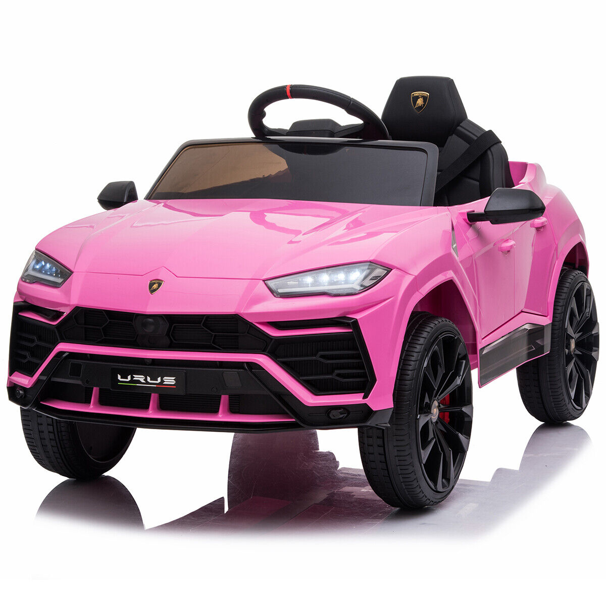 Electric Lamborghini Urus 12V Ride-On Car with Remote Control and MP3 Player for Kids