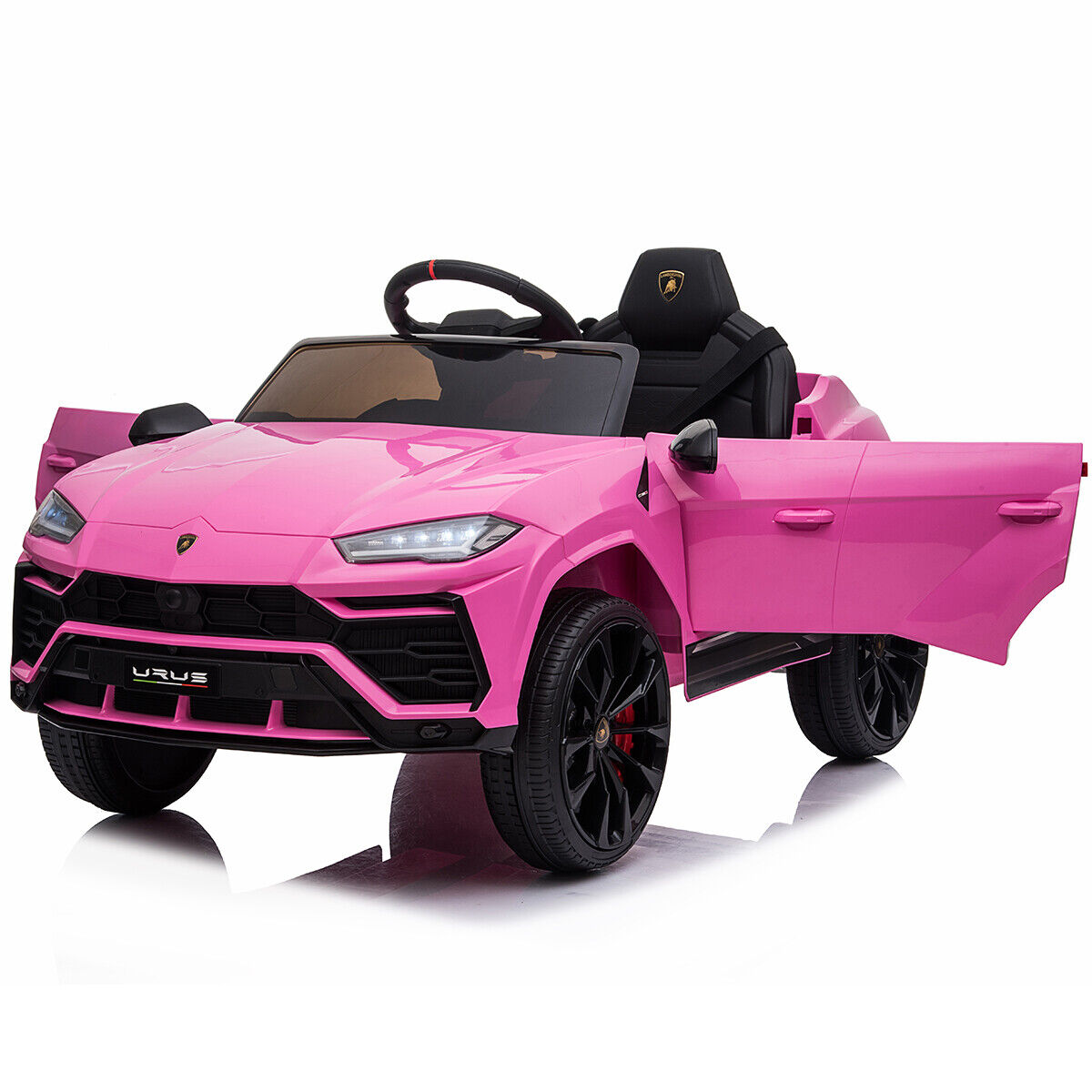 Electric Lamborghini Urus 12V Ride-On Car with Remote Control and MP3 Player for Kids