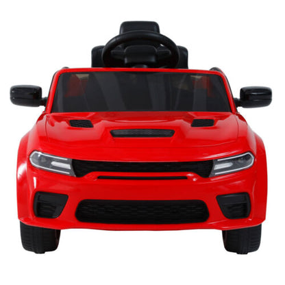 Electric Licensed Dodge Charger 12V Kids Ride-On Car with Parental Remote Control