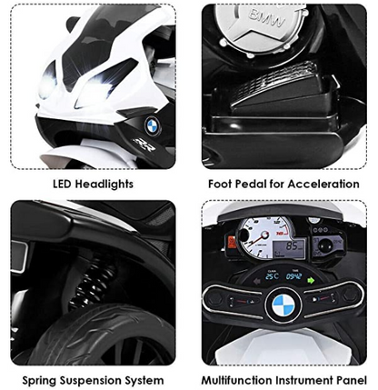 Electric Motorcycle Toy with Lights and Sounds for Kids Ages 3-7 to Play with