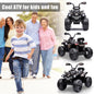 Electric Quad ATV Car for Kids 3-9 Years - 12V Battery Powered 4-Wheeler Truck