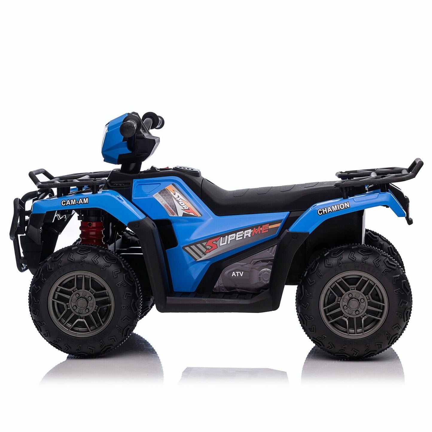 Electric Quad Ride-On Car for Kids with MP3 Music Player - 12V Battery Powered 4-Wheeler Truck