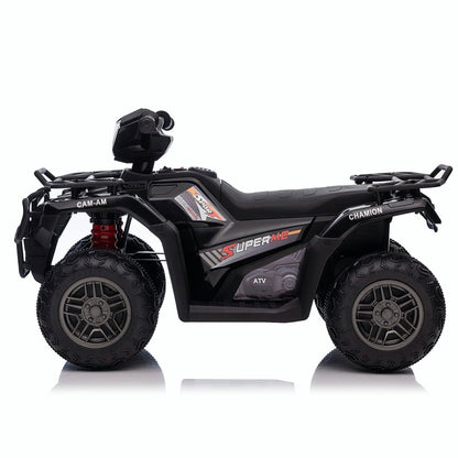12V Battery Powered Kids Quad ATV Toy with LED Headlights