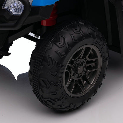 12V Battery Powered Kids Quad ATV Toy with LED Headlights