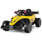 Electric Racing Truck for Kids with 2 Speeds, Remote Control, MP3 Player, and Lights - 12V