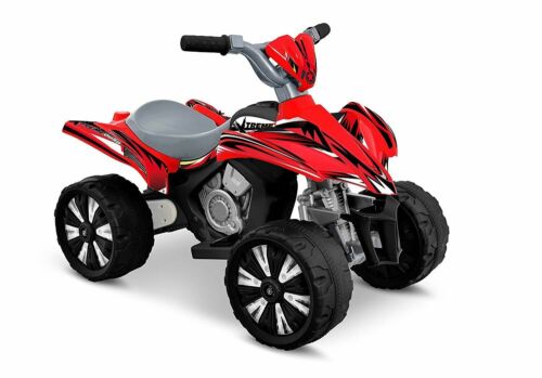 Electric Red ATV Quad 4 Wheeler for Kids - 6V Battery Powered Toy Car