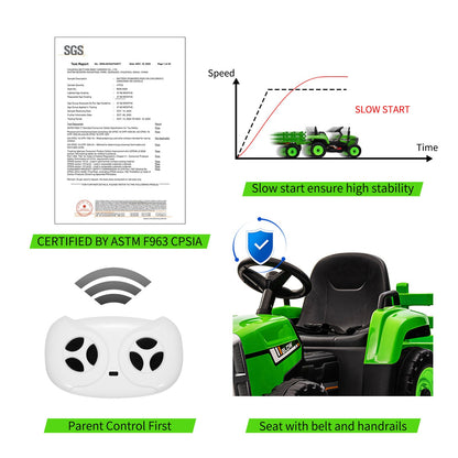 Electric Remote Control Ride-On Car for Kids Ages 3-6