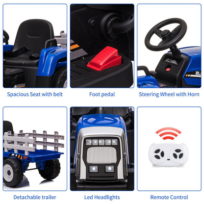Electric Remote Control Ride-On Car for Kids Ages 3-6