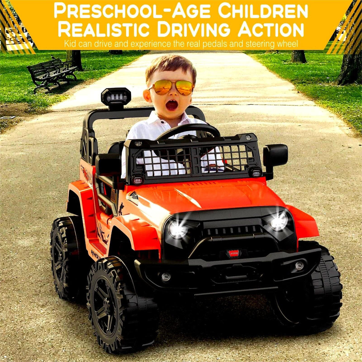 Electric Ride-On ATV for Kids Ages 3-8: The Perfect Quad Truck Car Experience!