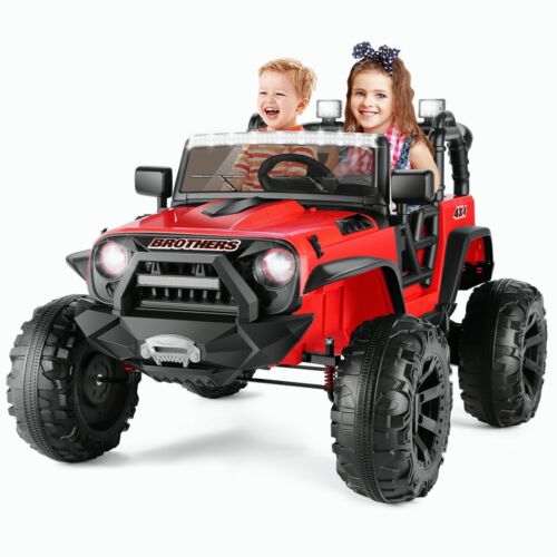 Electric Ride-On ATV Jeep Truck for Kids with MP3 Player - 12V/24V 4-Wheeler Car Toy for Toddlers