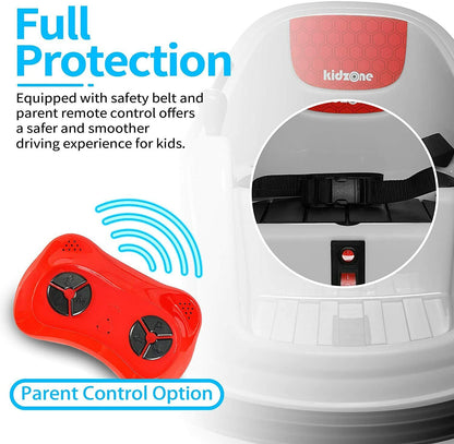 Electric Ride-On Bumper Car for Kids - 5 Vibrant Colors, Remote Control, and Lights Included
