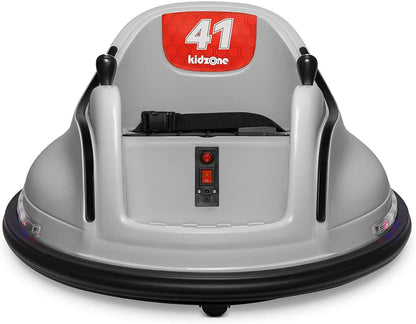 Electric Ride-On Bumper Car for Kids - 5 Vibrant Colors, Remote Control, and Lights Included