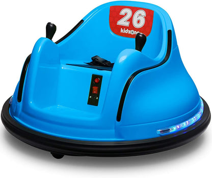 Electric Ride-On Bumper Car for Kids - 5 Vibrant Colors, Remote Control, and Lights Included