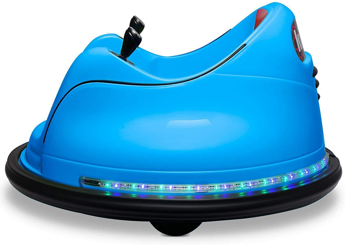 Electric Ride-On Bumper Car for Kids - 5 Vibrant Colors, Remote Control, and Lights Included