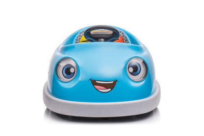 Electric Ride-On Car for Kids Ages 1-6 with Dual 12V Motors and Pushrod Steering