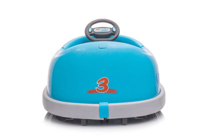 Electric Ride-On Car for Kids Ages 1-6 with Dual 12V Motors and Pushrod Steering