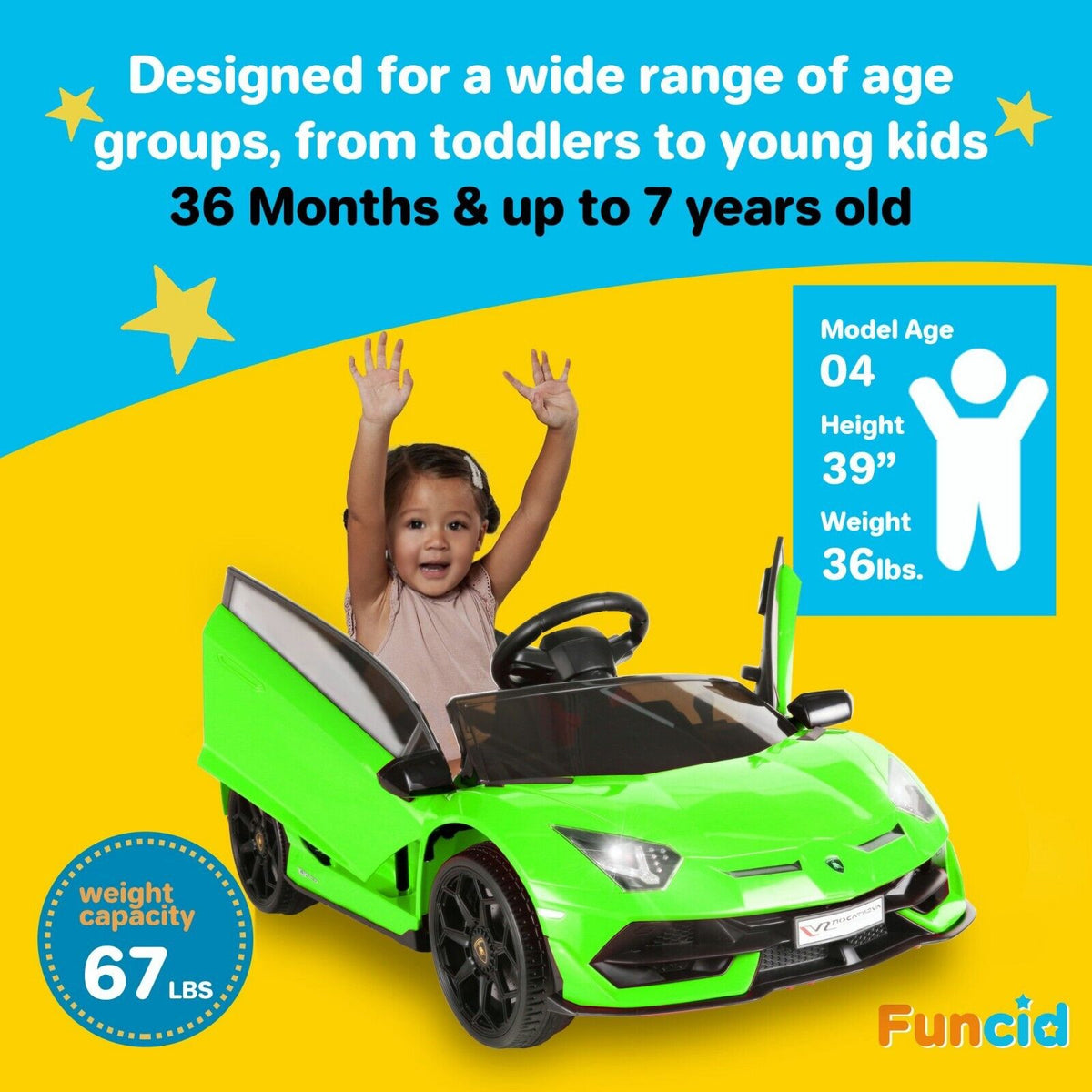 Electric Ride-On Car for Kids: Lamborghini & Mercedes Benz G500 Models
