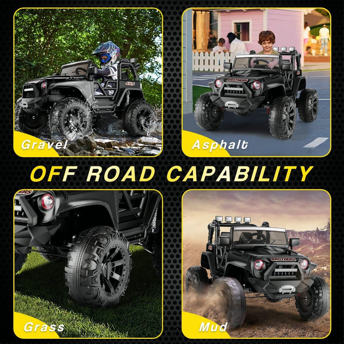 12V Electric Ride-On Car for Kids - Lamborghini & Mercedes Benz G500 Models