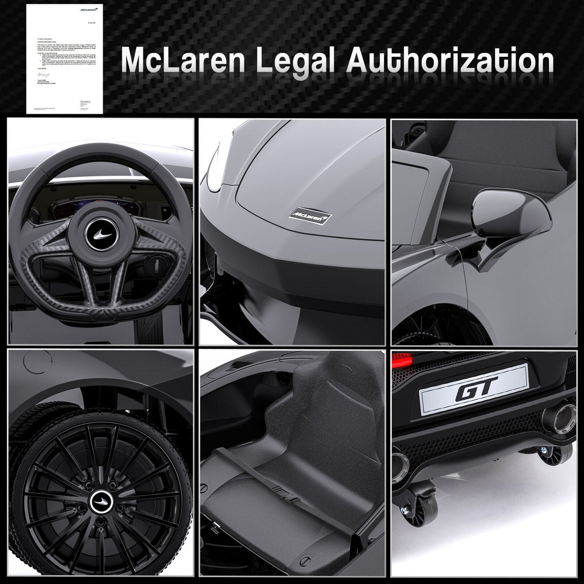 Electric Ride-On Car for Kids with 2 Speeds and Parental Remote Control - Perfect Children's Gift