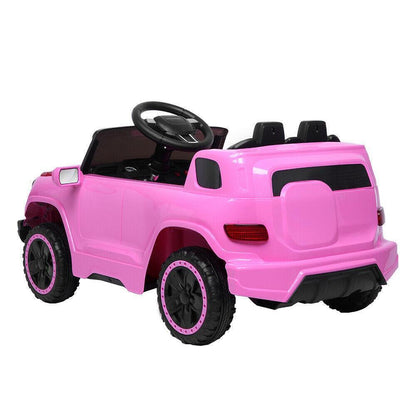 Electric Ride-On Car for Kids with 3 Speed Modes and Remote Control - Pink