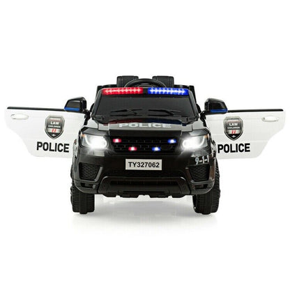 Electric Ride On Car for Kids with 3 Speeds, Lights, Music & Remote Control - 12V