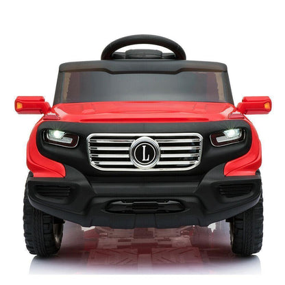 Electric Ride-On Car for Kids with 3 Speeds, Lights, Music, and Remote Control
