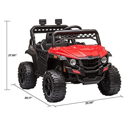 Electric Ride-On Car for Kids with LED Lights, Music, and Remote Control - Perfect Gift for Little Drivers!