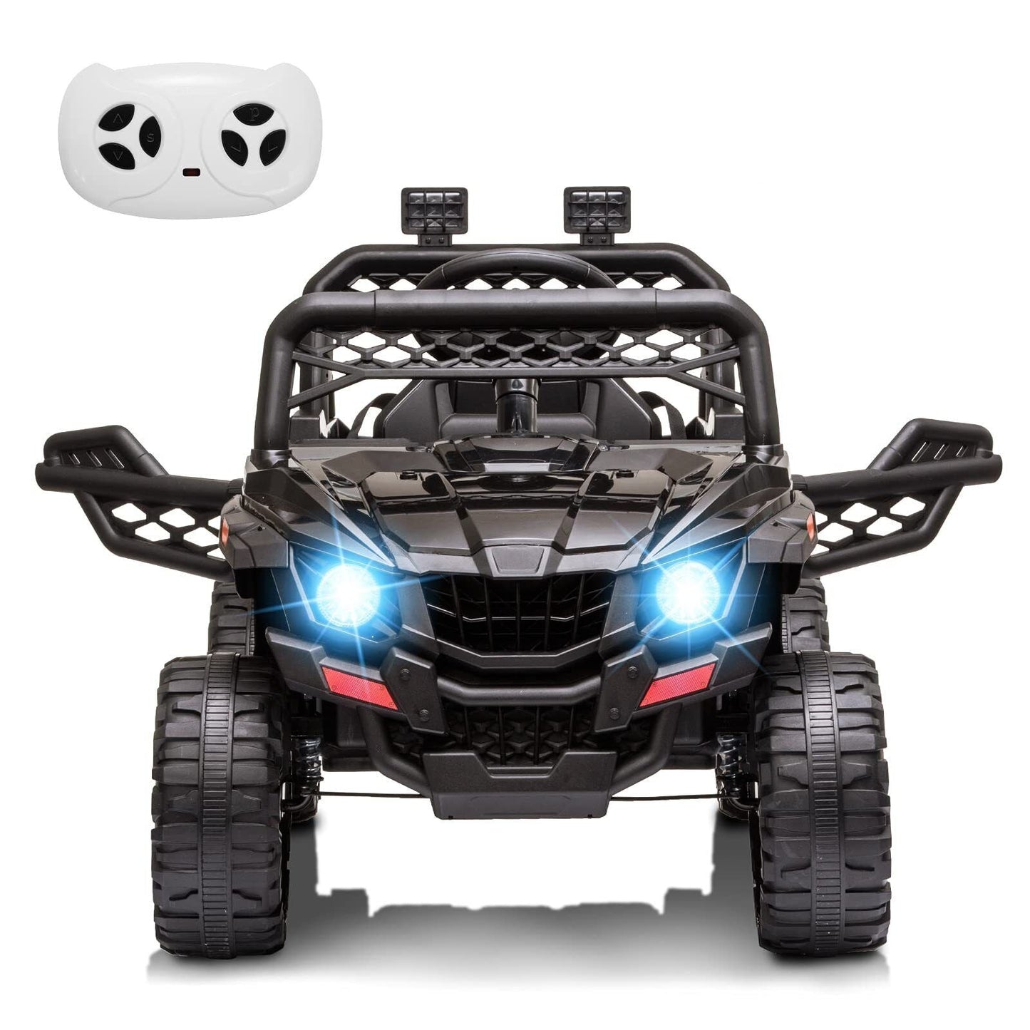 Electric Ride-On Car for Kids with LED Lights, Music, and Remote Control - Perfect Gift for Little Drivers!