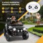 Electric Ride-On Car for Kids with Parent Remote Control and LED Lights - 12V Truck Design
