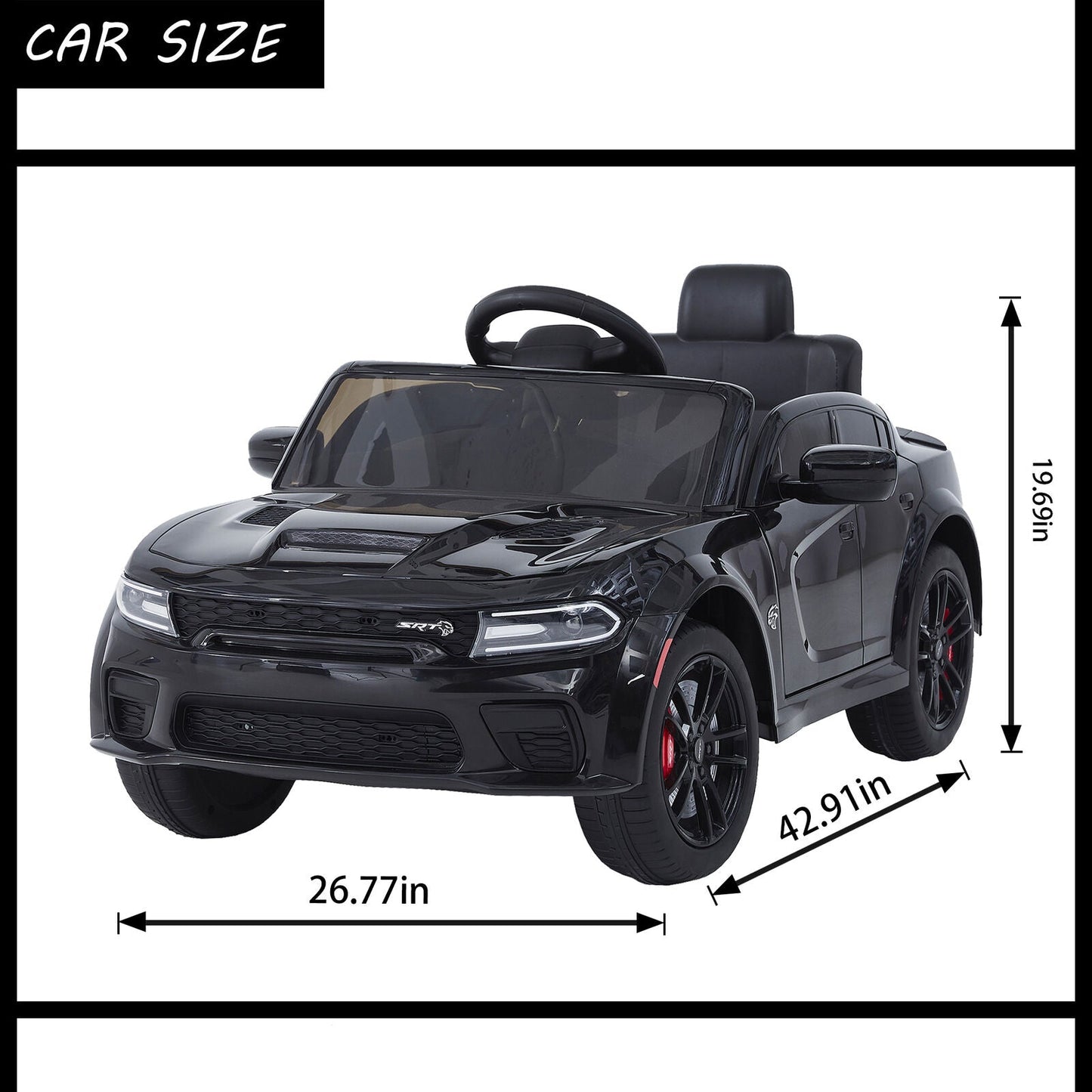 Electric Ride-On Car for Kids with Parental Remote Control and Adjustable Speeds