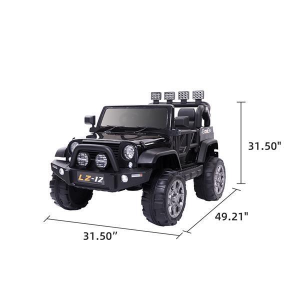 Electric Ride-On Car for Kids with Remote Control - 12V Rechargeable Battery, 4 MPH Speed