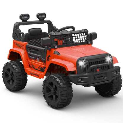 Electric Ride-On Car for Kids with Remote Control, 2 Speeds, and LED Lights - Perfect Holiday Gift!