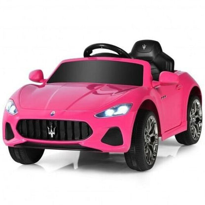Electric Ride-On Car for Kids with Remote Control and LED Lights - Pink