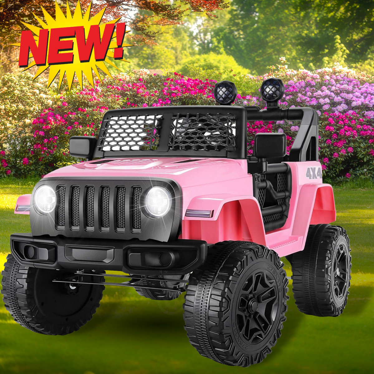 Electric Ride-On Car for Kids with Remote Control and MP3 Player - 12V Children's Truck Toy