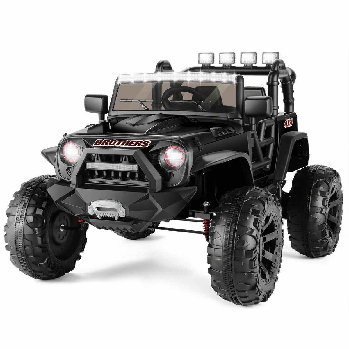 Electric Ride-On Car for Kids with Parental Remote Control, MP3 Player, and Gift Option - 24V Truck Toy