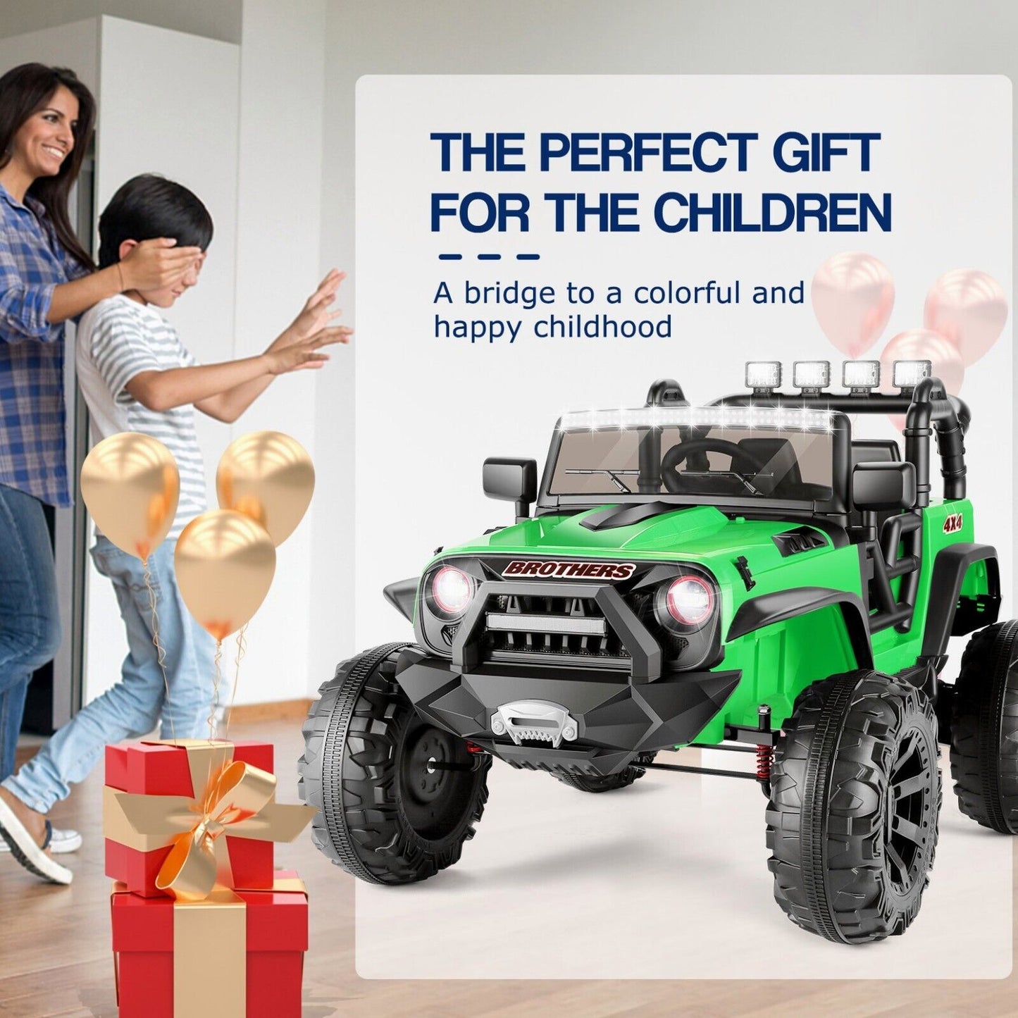 Electric Ride-On Car for Kids with Remote Control and MP3 Player - Perfect Gift for Children