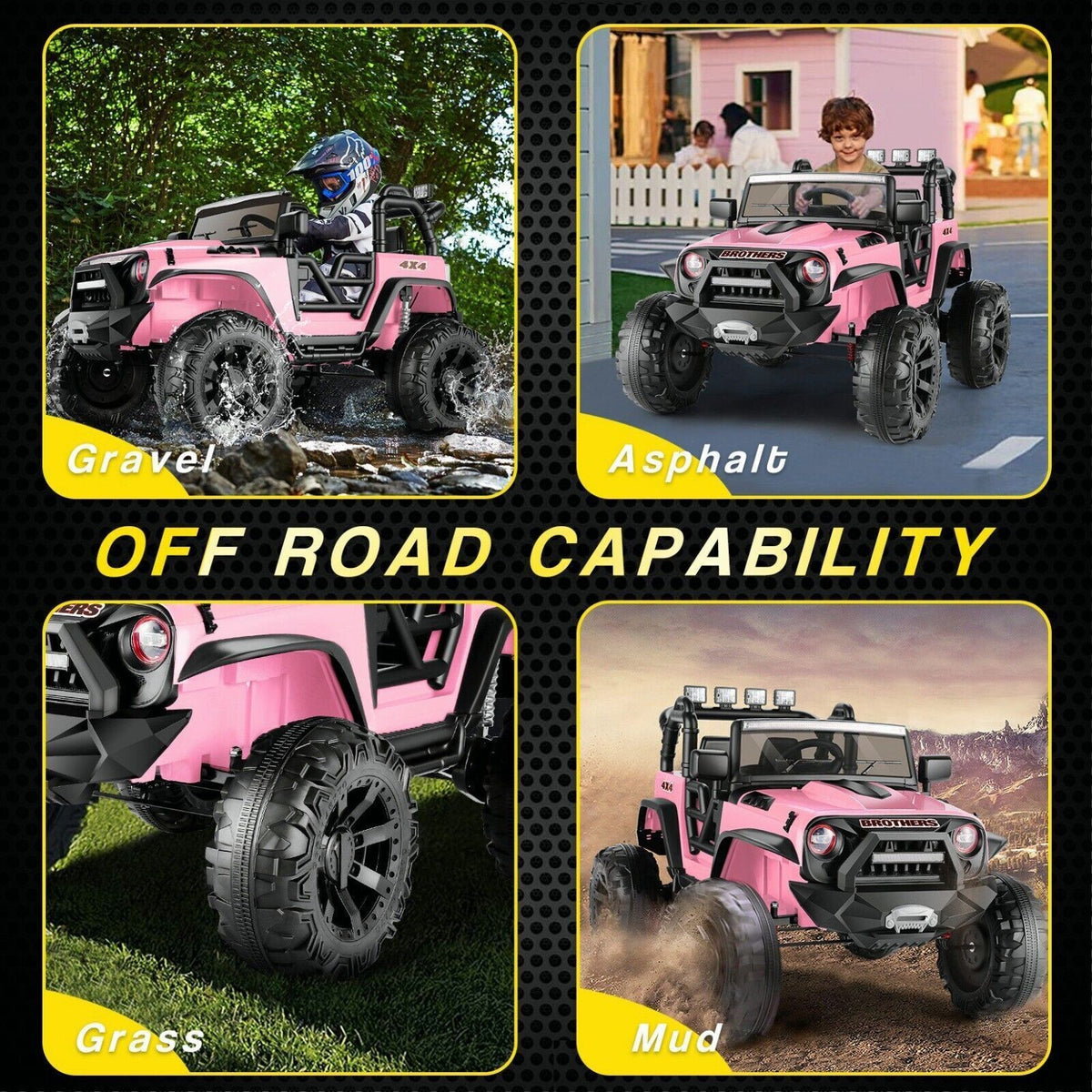 Electric Ride-On Car for Kids with Parental Remote Control, MP3 Player, and Gift Option