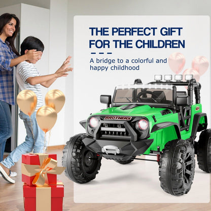Electric Ride-On Car for Kids with Parental Remote Control, MP3 Player, and Gift Option