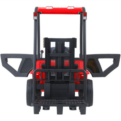 Electric Ride-On Car Toy with 3 Speeds and Lifting Rod for Children