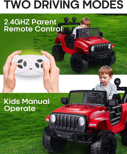 12V Electric Ride-On Car/Truck for Kids with MP3 Music and Parental Remote Control