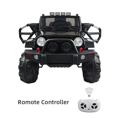 Electric Ride-On Car Truck for Kids with Remote Control, MP3 Player, and LED Lights - 3 Speed Options