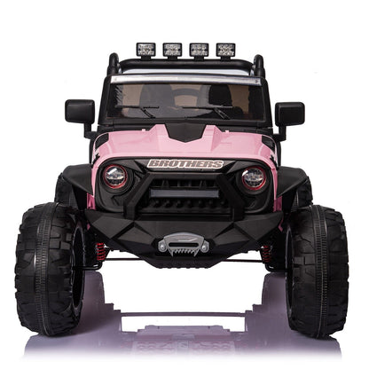Electric Ride-On Truck for Kids with Remote Control and MP3 Player - Seats 2