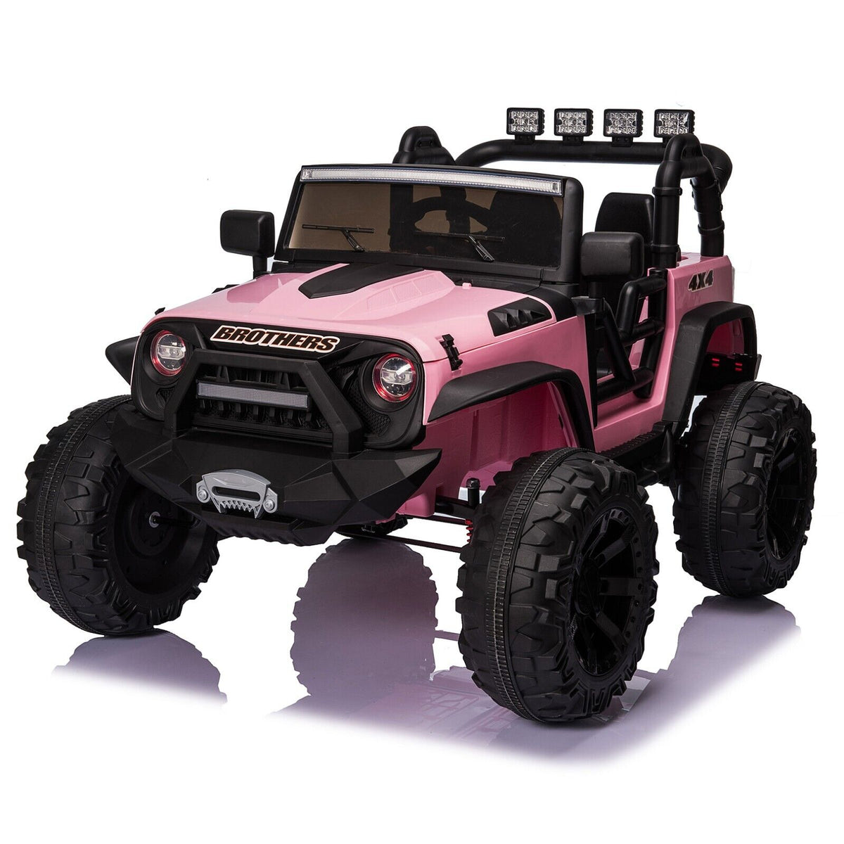 PINK Kids 24V Ride On Car Toy Truck with Parent Remote Control and Electric Power