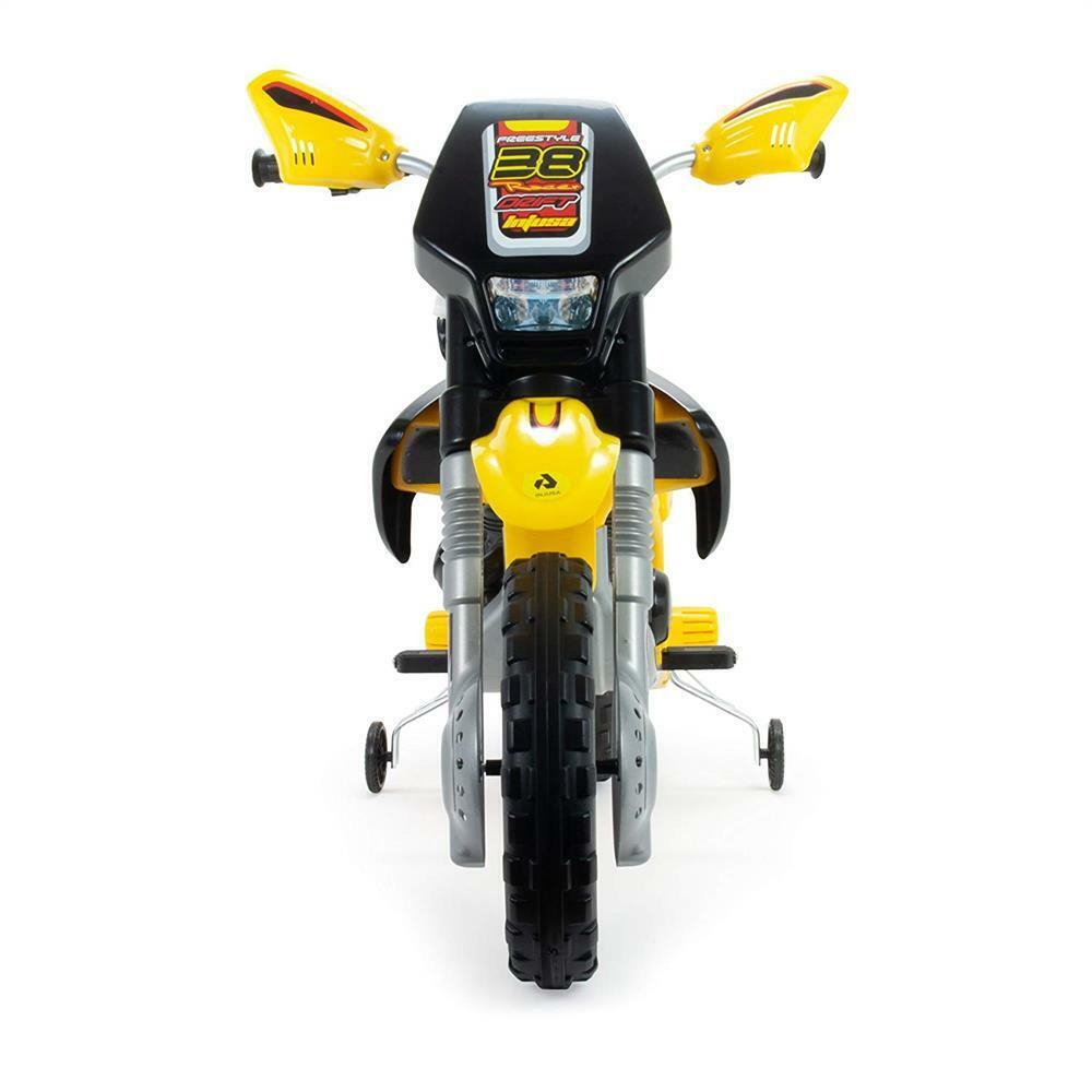 Electric Ride-On Dirt Bike for Kids - 12V Battery Powered Motorcycle with Charger