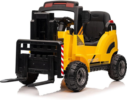 Electric Ride-On Forklift for Kids with Remote Control - 2 Speed Options for Boys and Girls