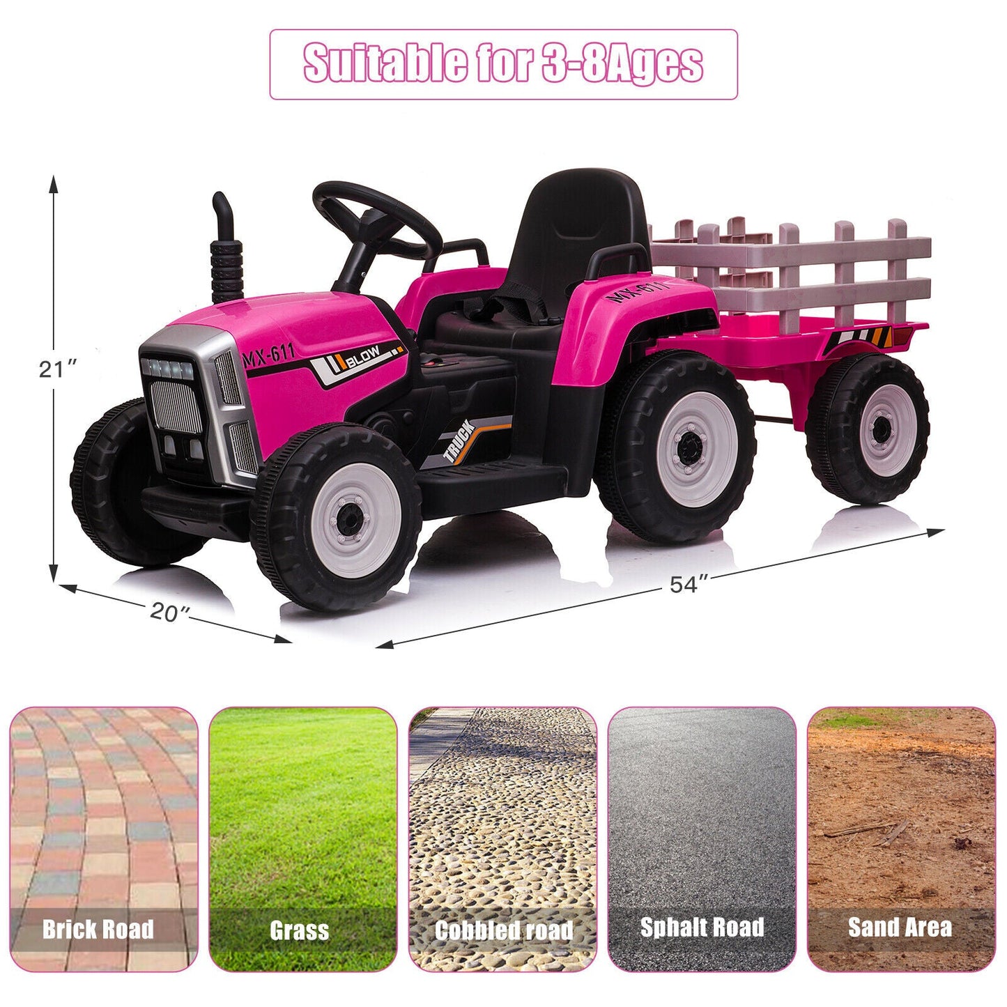 Electric Ride-On Jeep Truck Excavator ATV for Kids with Remote Control - Perfect Gift for Young Adventurers