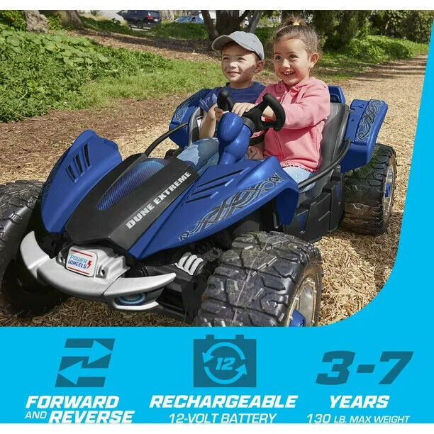 Electric Ride-On Jeep Truck for Kids with Charger - Dune Racer Extreme